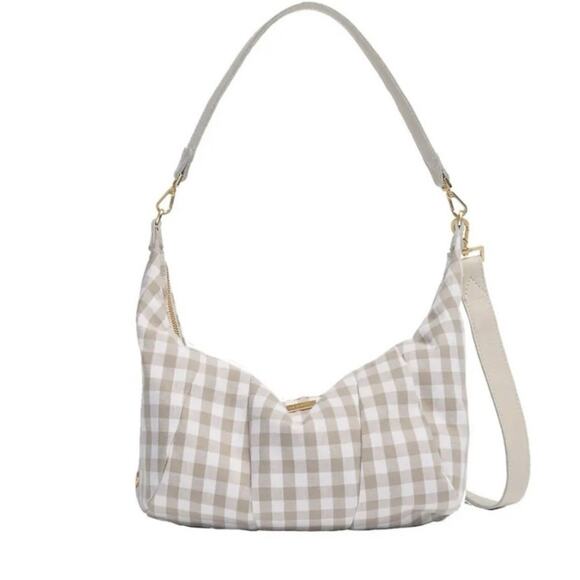 Hammitt Morgan Dandelion Gingham Shoulder Bag - Picture 1 of 11
